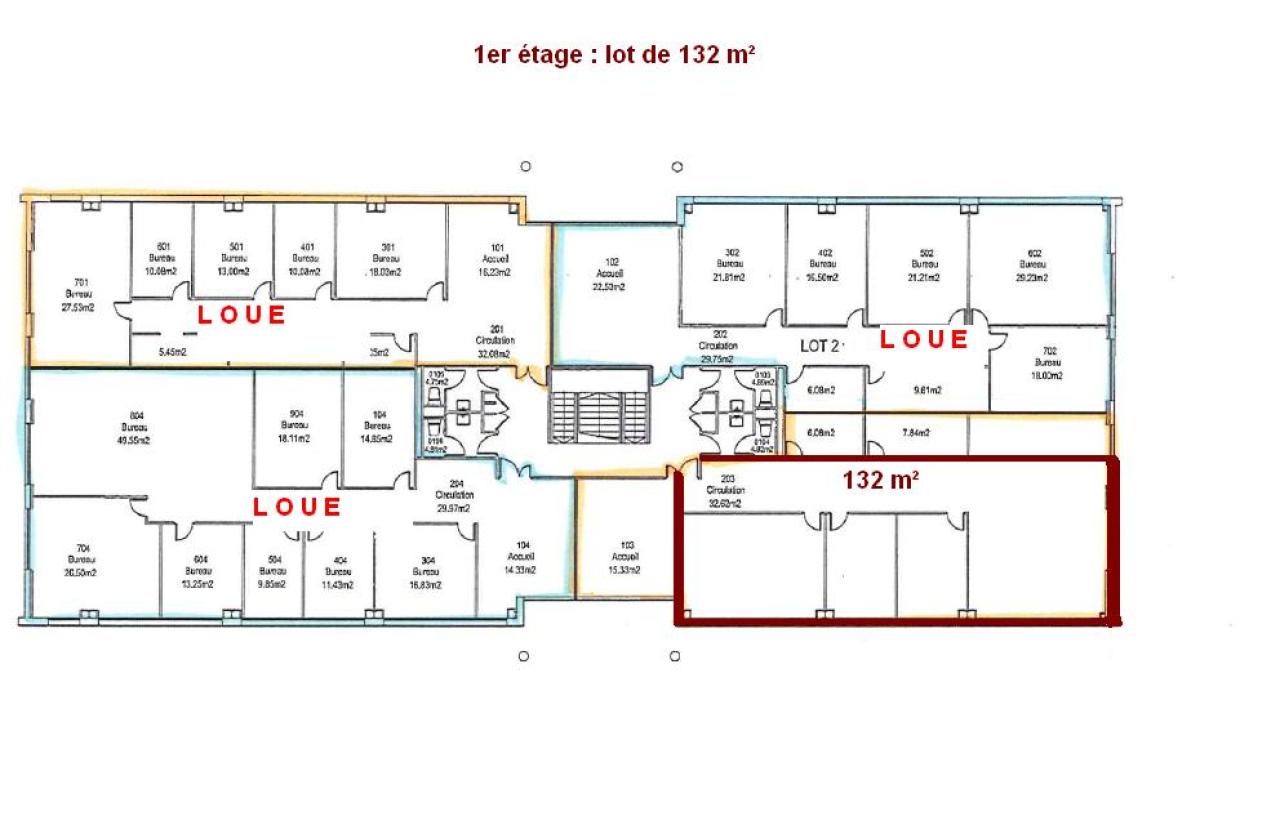 Bureau Saint-Priest 2000m² Location bureau Saint-Priest Rhône OLBUR2108965 9